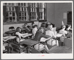 One of the better schoolrooms in the new consolidated school. Breathitt County, Kentucky.
