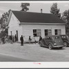 A ministers and deacons meeting in a Black church. Caswell County, North Carolina.