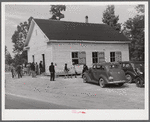 A ministers and deacons meeting in a Black church. Caswell County, North Carolina.