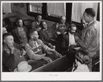 Meeting of Black people in neighborhood land use planning program committee. Caswell County, North Carolina.