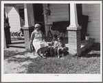 Black home owner's family in Caswell County, North Carolina.