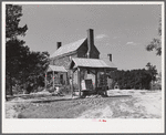 Old Thomas home now lived in by colored tenants on submarginal in eroded section of Caswell County, North Carolina.