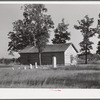 Black church and graveyard. Caswell County, North Carolina.