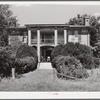 Old Thompson residence with boxwood near Milton, Caswell County, North Carolina.