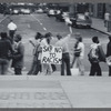 Group marching at "Save the Schomburg" Rally