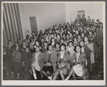 Audience of mostly teens at movie screening, 135th Street Branch Library