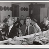 Rotary Club dinner and meeting in Yanceyville. Caswell County, North Carolina.