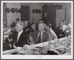 Rotary Club dinner and meeting in Yanceyville. Caswell County, North Carolina.
