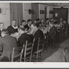 Rotary Club dinner and meeting. Yanceyville, North Carolina.
