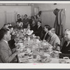 Rotary Club dinner and meeting in Yanceyville, North Carolina.