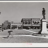 Confederate monument and cannon on square in Yanceyville. Caswell County, North Carolina.