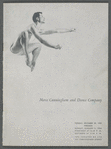 Program for a 1954 performance of Merce Cunningham and Dance Company