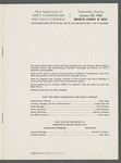 Program for a 1954 performance of Merce Cunningham and Dance Company