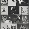 Program insert with photographs of the Merce Cunningham Dance Company