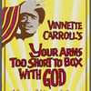 Front cover of a souvenir program for Your Arms Too Short to Box with God