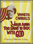 Front cover of a souvenir program for Your Arms Too Short to Box with God
