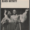 Cover of the Showbill for Black Nativity