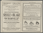 Tremont Theatre program for Boston production of In Bamville