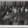 Representative A.L. Folger attending the county land use planning committee meeting in the courthouse in Yanceyville. Caswell County, North Carolina.