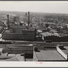 Old Bull Durham cigarette factory where Lucky Strikes are manufactured. Durham, North Carolina.