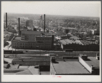 Old Bull Durham cigarette factory where Lucky Strikes are manufactured. Durham, North Carolina.