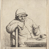 Smoker laughing