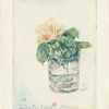 La rose dans un verre