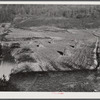 Many drainage ditches have been made and creeks cleaned out and land cleared on the creek bottom land of the farms of FSA (Farm Security Administration) borrowers. Southern Appalachian Project near Barbourville, Knox County, Kentucky