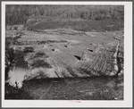 Many drainage ditches have been made and creeks cleaned out and land cleared on the creek bottom land of the farms of FSA (Farm Security Administration) borrowers. Southern Appalachian Project near Barbourville, Knox County, Kentucky