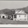 Josh Calahan's new home and new barn. Southern Appalachian Project near Barbourville, Knox County, Kentucky.