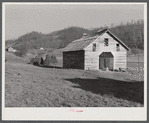 Josh Calahan's new barn on Southern Appalachian Project near Barbourville, Knox County, Kentucky.