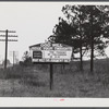 Religious sign on highway between Columbus and Augusta, Georgia indicating a revival of interest in religion.