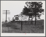 Religious sign on highway between Columbus and Augusta, Georgia indicating a revival of interest in religion.