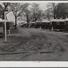 Trailer camp where construction workers and Army men are living. Camp Livingstone, near Alexandria, Louisiana.
