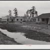 Defense housing project, Newton D. Baker Village, under authority of housing commission of Columbus, Georgia. Construction delayed on account of heavy rains.