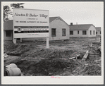Newton D. Baker Village, a new defense housing project under the housing authority of Columbus, Georgia. Near Fort Benning.