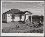 New homes of Army men on Milstead Avenue about five miles out of Columbus, Georgia near Fort Benning. They were finished in September.