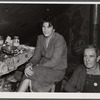 Ten men, two women and two children live in this tent home. Alexandria, Louisiana. The men are construction workers at Camp Livingston.