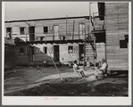 Pahokee "hotel" housing for Black migratory vegetable pickers and laborers. Pahokee, Florida.