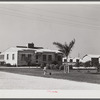 Osceola migratory labor camps built by FSA (Farm Security Administration). Belle Glade, Florida.