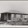 New agricultural workers' labor homes under construction at new camp being built by FSA (Farm Security Administration). Pahokee, Florida.