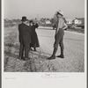 Amish farmers from Pennsylvania near Sarasota, where they are observing Florida farming methods.