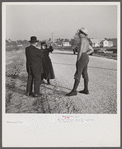 Amish farmers from Pennsylvania near Sarasota, where they are observing Florida farming methods.