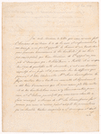 Letter from Count de Vergennes to John Adams