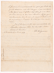 Letter from Count de Vergennes to John Adams