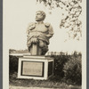 View of ship figurehead Hercules from the U.S.S. Ohio (built 1820 at the Brooklyn Navy Yard under Henry Eakford). Montauk Highway, opp. Canoe Place Inn. Canoe Place, Southampton