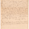 Letter from James Warren