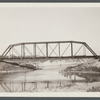 View of railroad bridge over canal. Canoe Place, Southampton