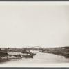 View of railroad bridge and canal. Canoe Place, Southampton