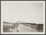 View of railroad bridge and canal. Canoe Place, Southampton